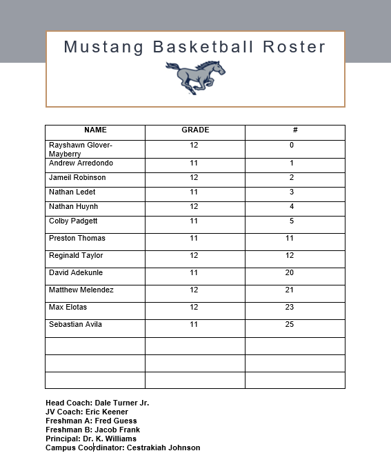 2021 2022 VARSITY BASKETBALL