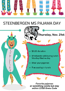 SMS Pajama Day Flyer