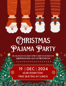 Xmas pajama flyer (1) 1 of 1